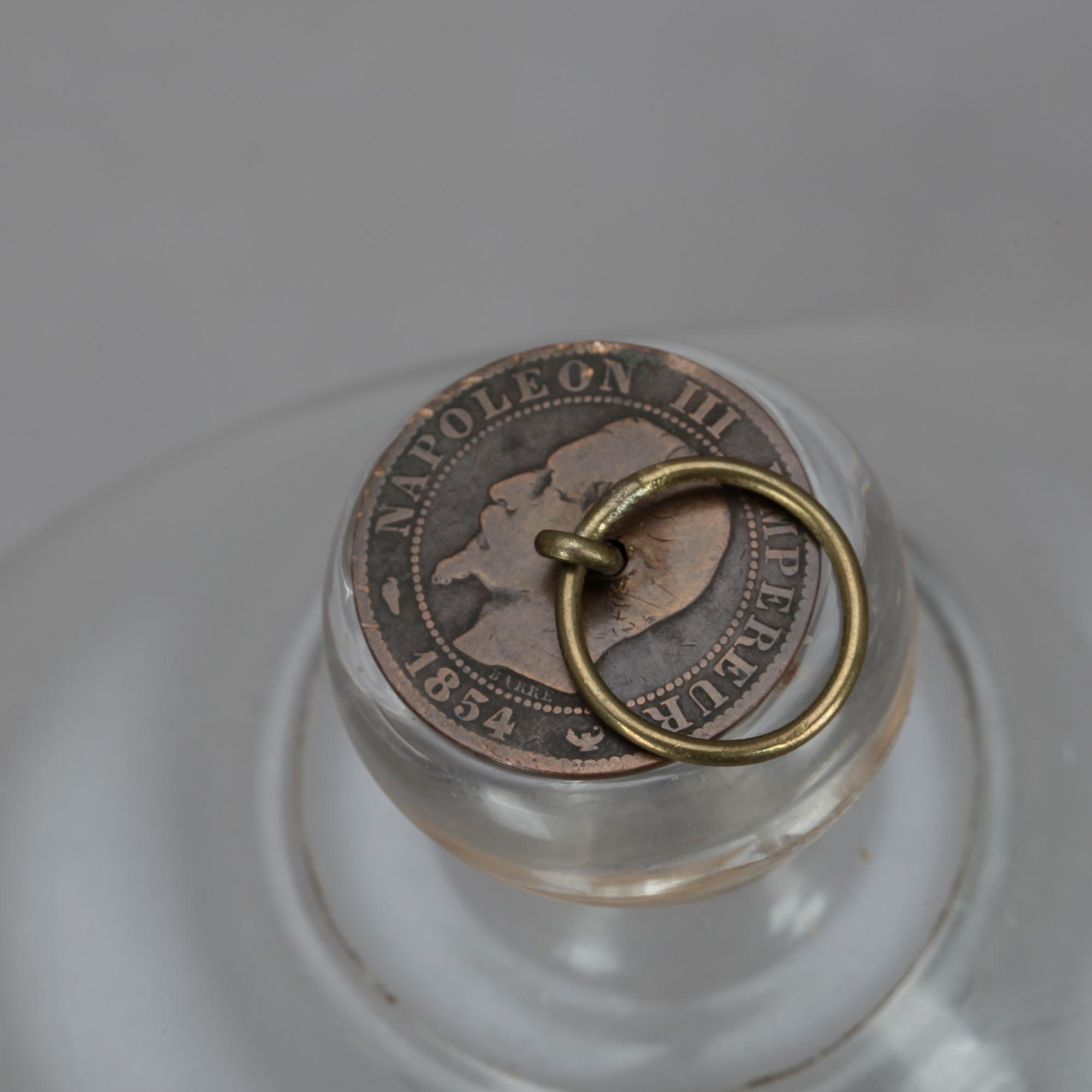 BRÄNNVINSSCHATULL, proveniens Esaias Tegner, omkring 1800.