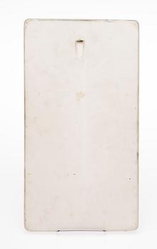 VÄGGPLAKETT, keramik, signerad Naile Wafin, Arabia.