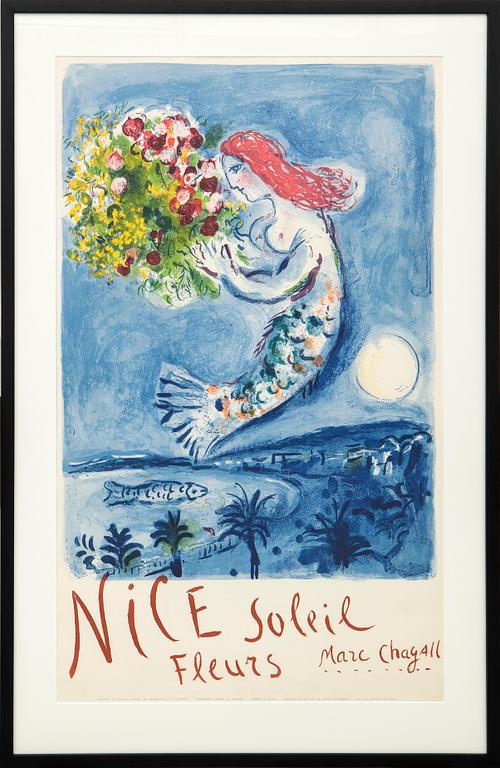 Marc Chagall, "The Bay of Angels" (Nice Sun Flowers).