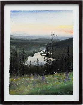 Peter Eugén, View over Åresjön.