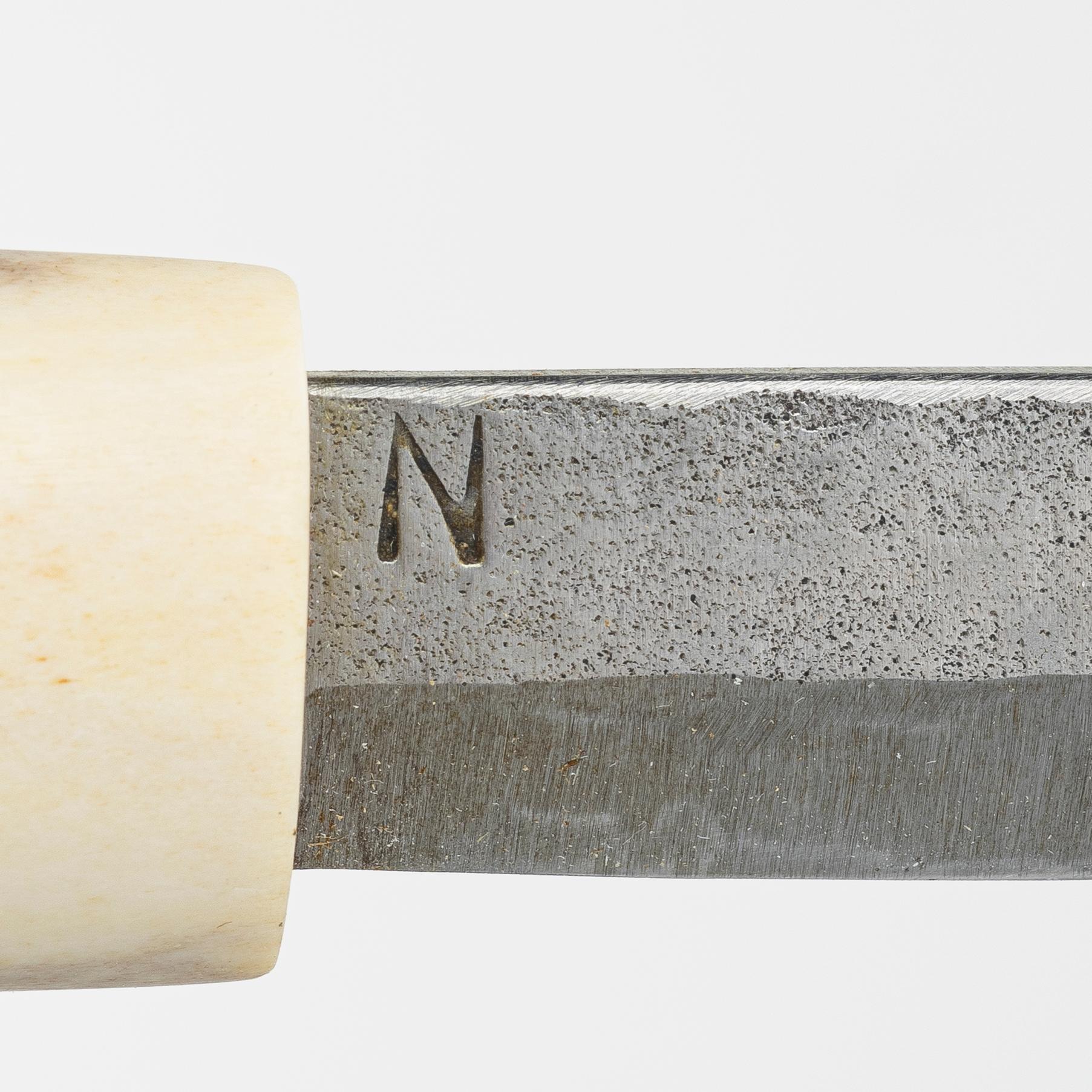 Two Half-horn knives, unidentified craftsmen, one signed NL (LN).