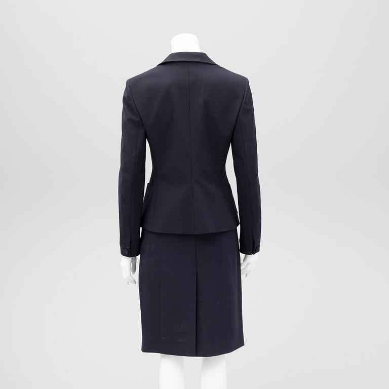 Prada, jacket and skirt, italian size 44 & 46.