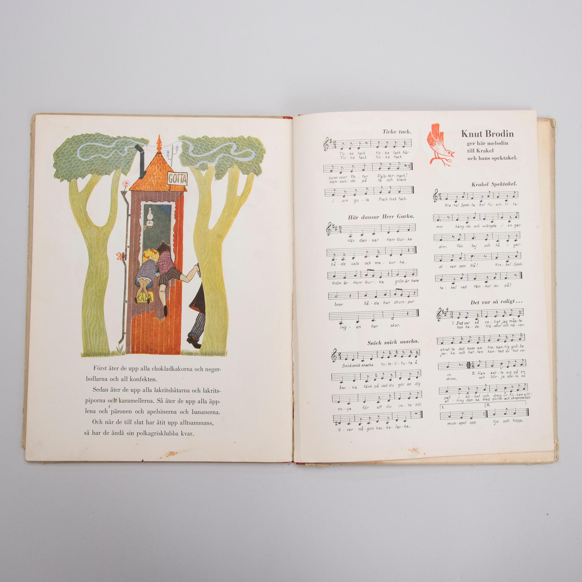 BÖCKER, 3+2 st, Tove Jansson och Lennart Hellsing, Helsingfors och Stockholm 1945-1952.