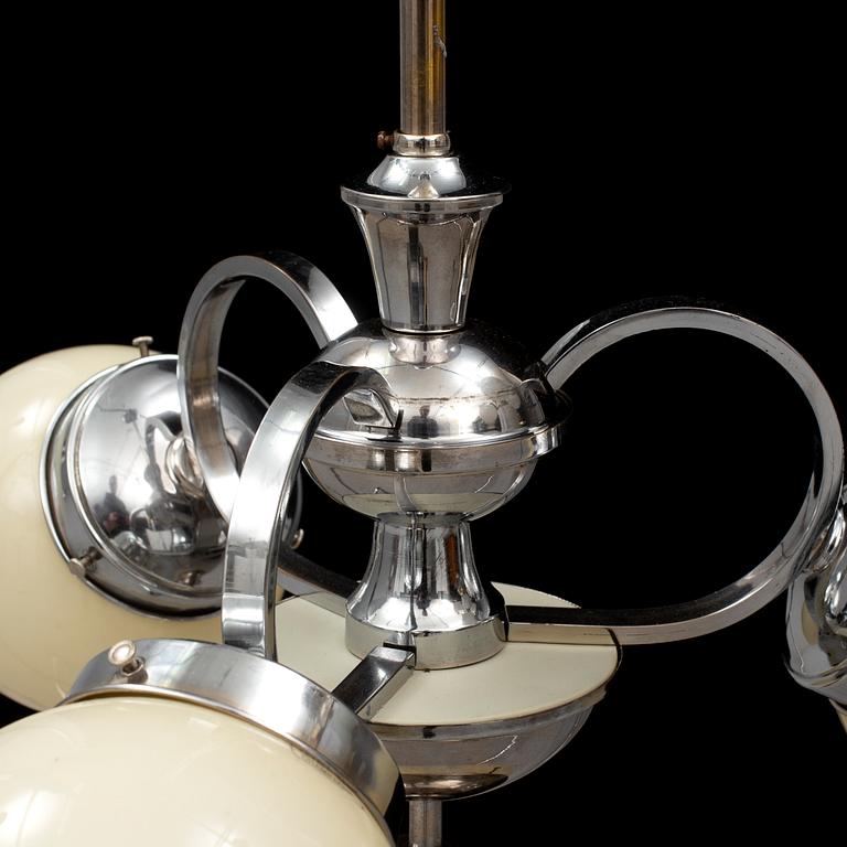 An Art Deco ceiling light 1930's.