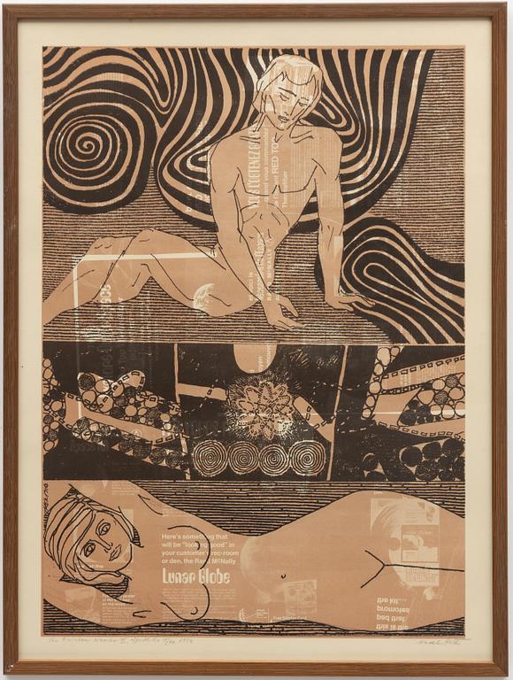 Endel Kõks, Triptych "Rainbow Woman I-III".