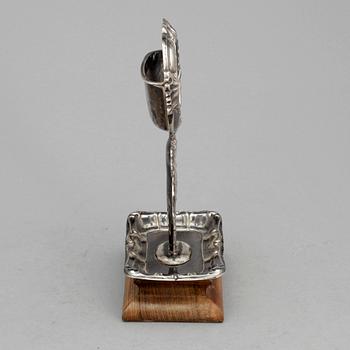 FICKURSTÄLL, silver, William Lyon, Göteborg, 1857.