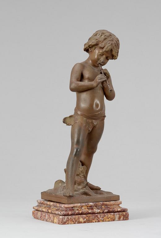 Jean Louis Grégoire, Flute-playing boy.