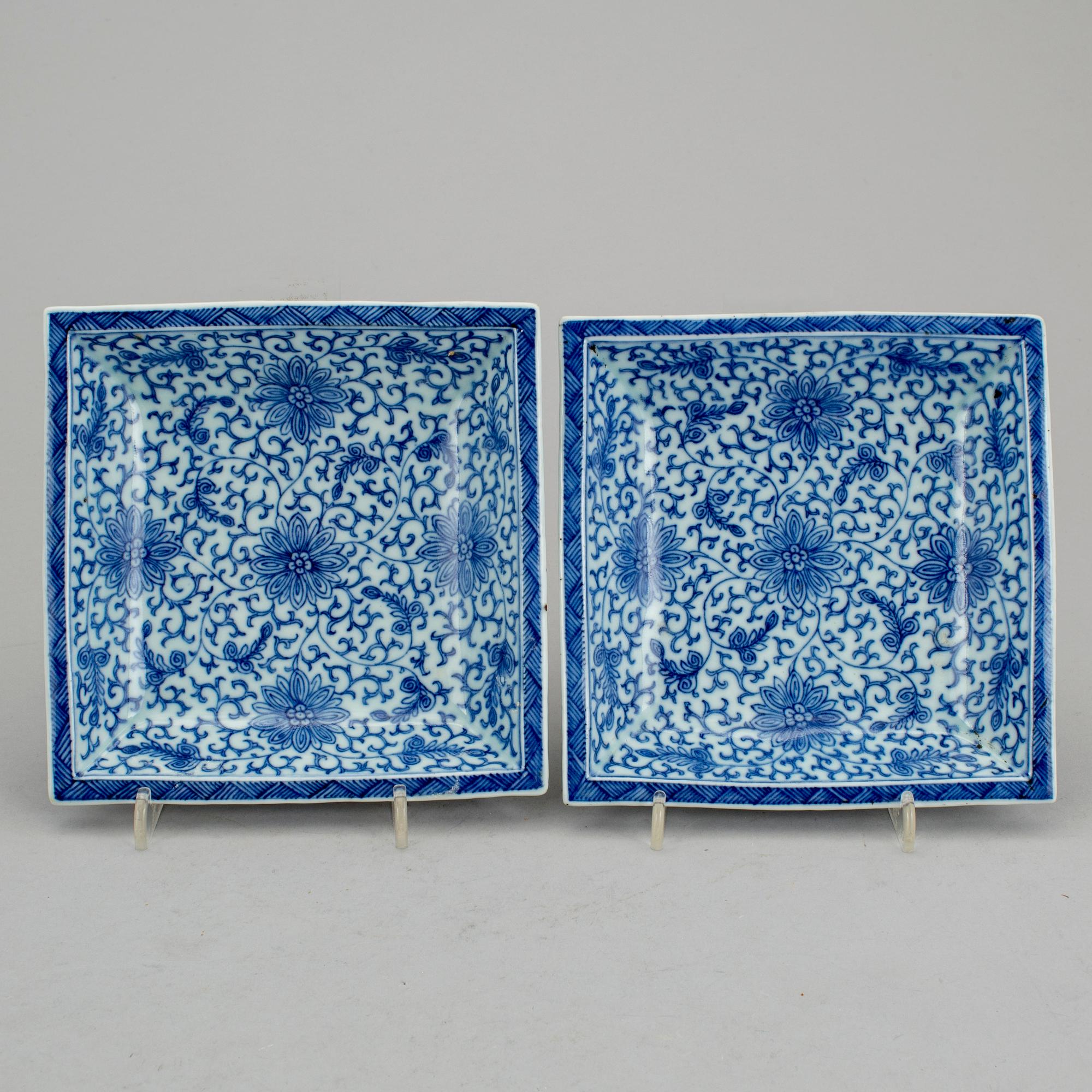 4 plates, 19th Century.