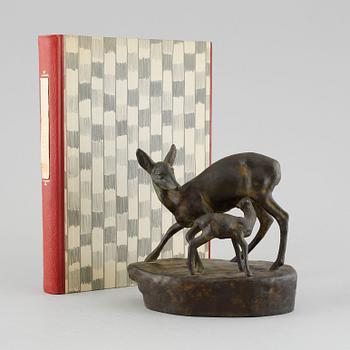 ARVID KNÖPPEL, sculpture, bronze, signed.