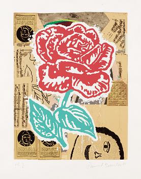 129. Donald Baechler, "Flower", from; "Some of my subjects".