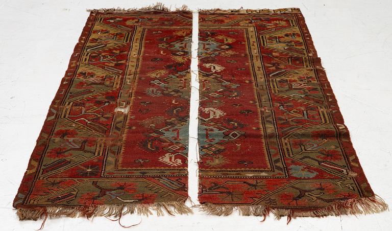 A fragment in two parts, antique Milas, Muğla Western Anatolia, c. 140 x 85 cm.