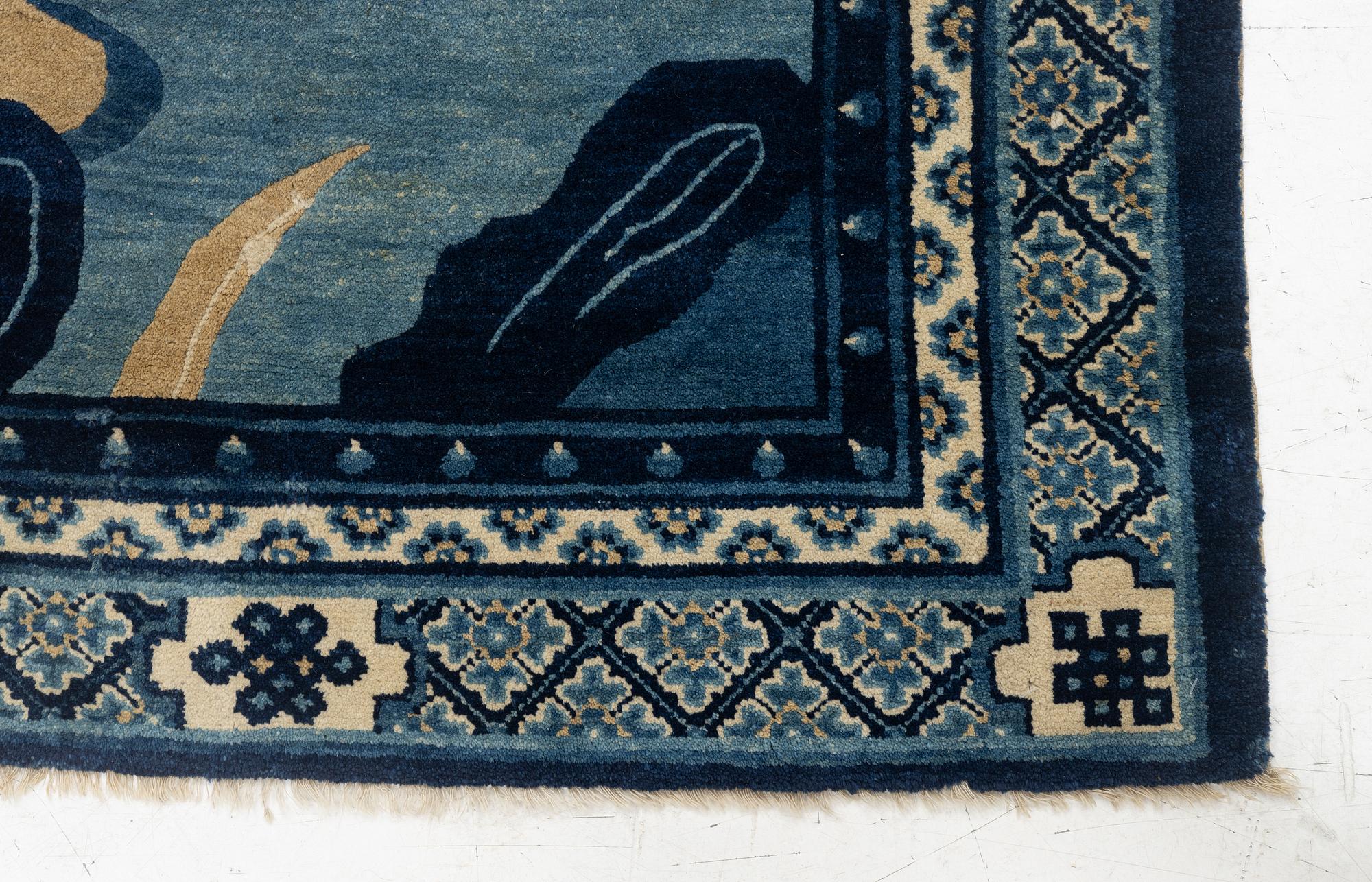 Carpet, China, Baotou, approx. 185 x 97 cm.