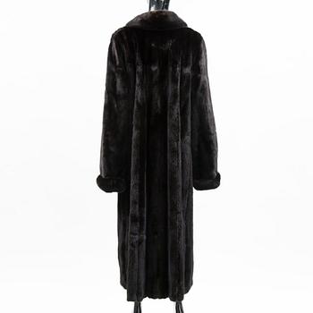 A SAGA MINK FUR COAT.