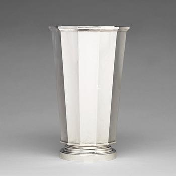 163. ATELIER BORGILA, a sterling silver vase, Stockholm 1955.