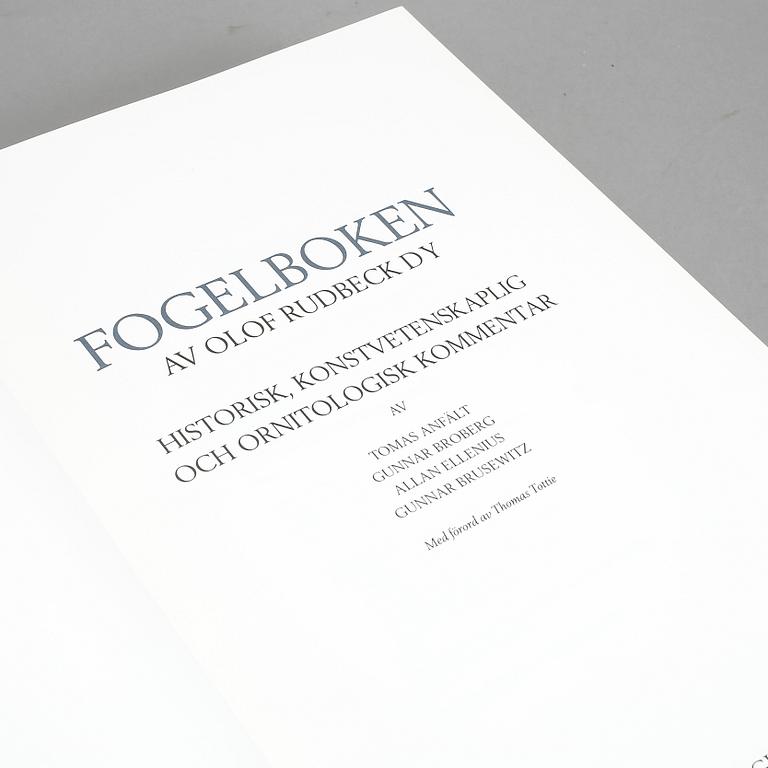 BOK, 2 band, "Fogelboken", Olof Rudbeck dy, René Coeckelberghs Bokförlag, 1985. Nr 999.