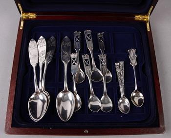 SKEDAR, 25 st, silver, bl a Alton och Ceson, 1900-talets andra hälft.