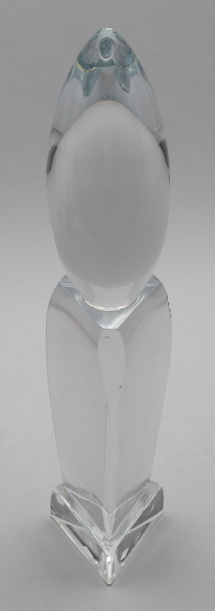 SKULPTUR, glas, Eva Englund, signerad.