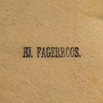 Hjalmar Fagerroos, aterinsarja, 44 osaa, Helsinki 1897, alkuperäisessä  aterinlaatikossa.