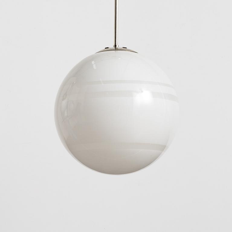 Harald Notini, taklampa, modell "10722", Arvid Böhlmarks Lampfabrik, Stockholm, 1930-tal.