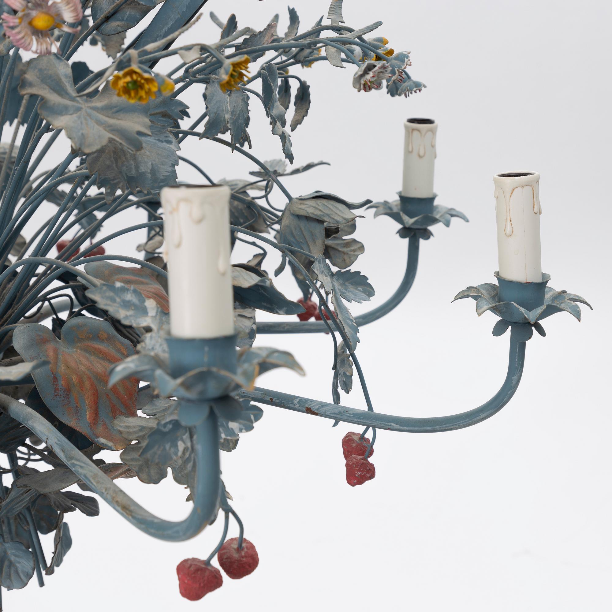 A chandelier, probably Italy, second half of the 20th Century.