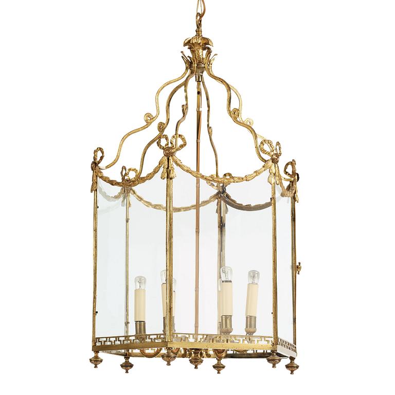 LYKTA, för sex ljus, 1800-tal, Gustaviansk stil.