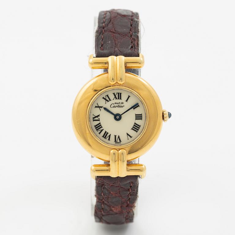 must de Cartier, Colisée, armbandsur, 24 mm.