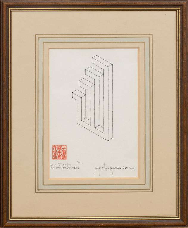 OSCAR REUTERSVÄRD, perspective japonaise 231 oae.