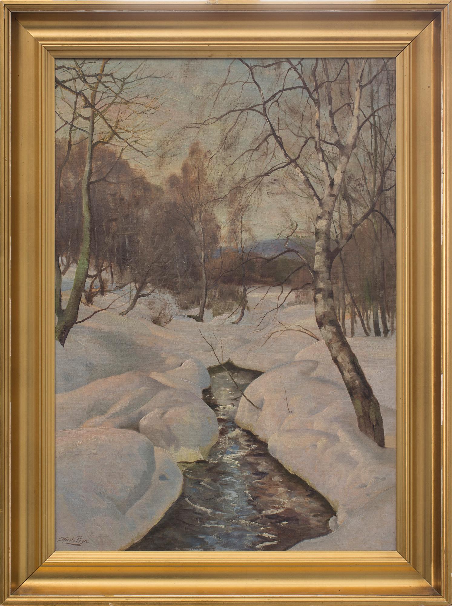 HARALD PRYN, olja på duk. Signerad.