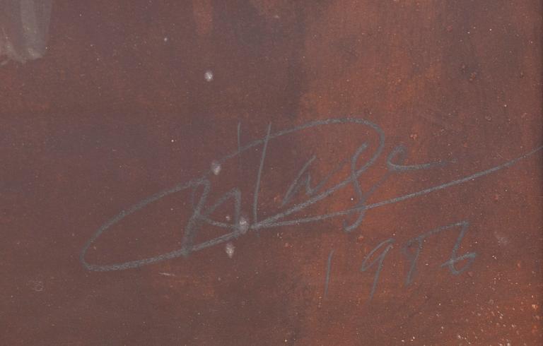 MICHEL VILAGE, gouache/akvarell, signerad och daterad 1987.