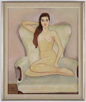 Einar Jolin, Model in armchair.