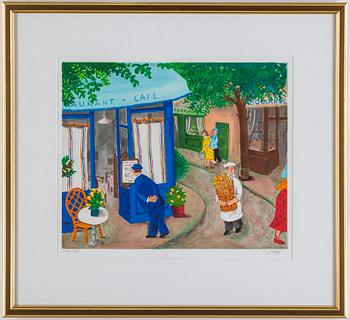 LENNART JIRLOW, färglitografi, signerad och numrerad 122/385.