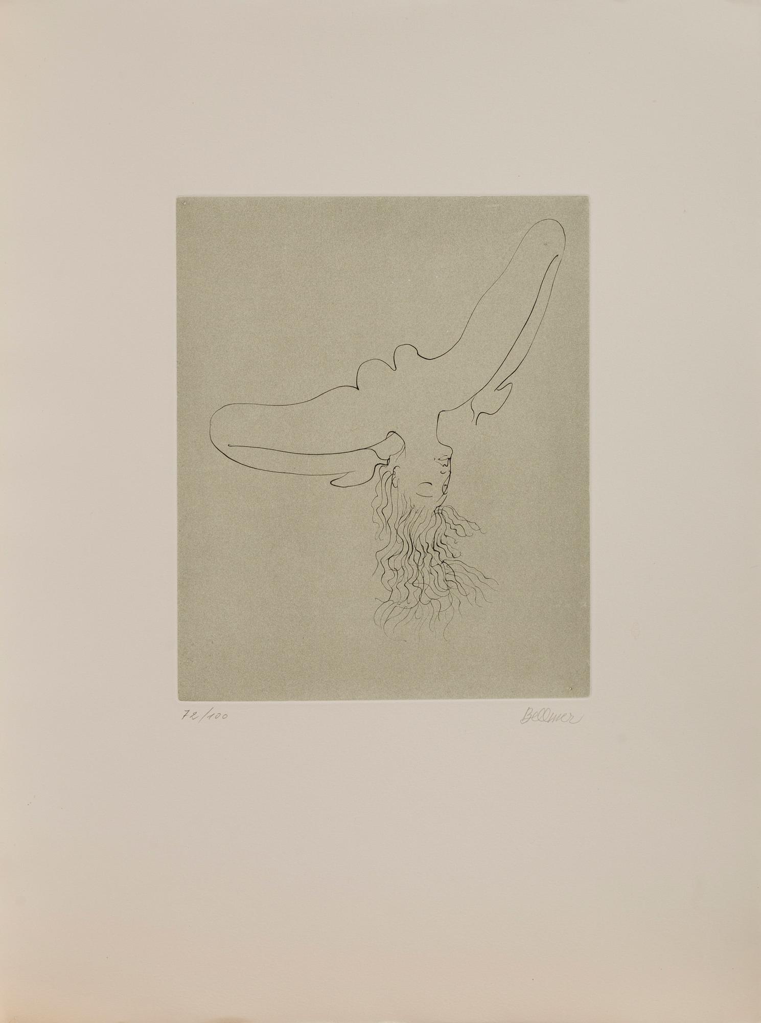 HANS BELLMER, "Les anagrammes du corps". 10 etchings, 1973, each signed in pencil and numbered 72/100.