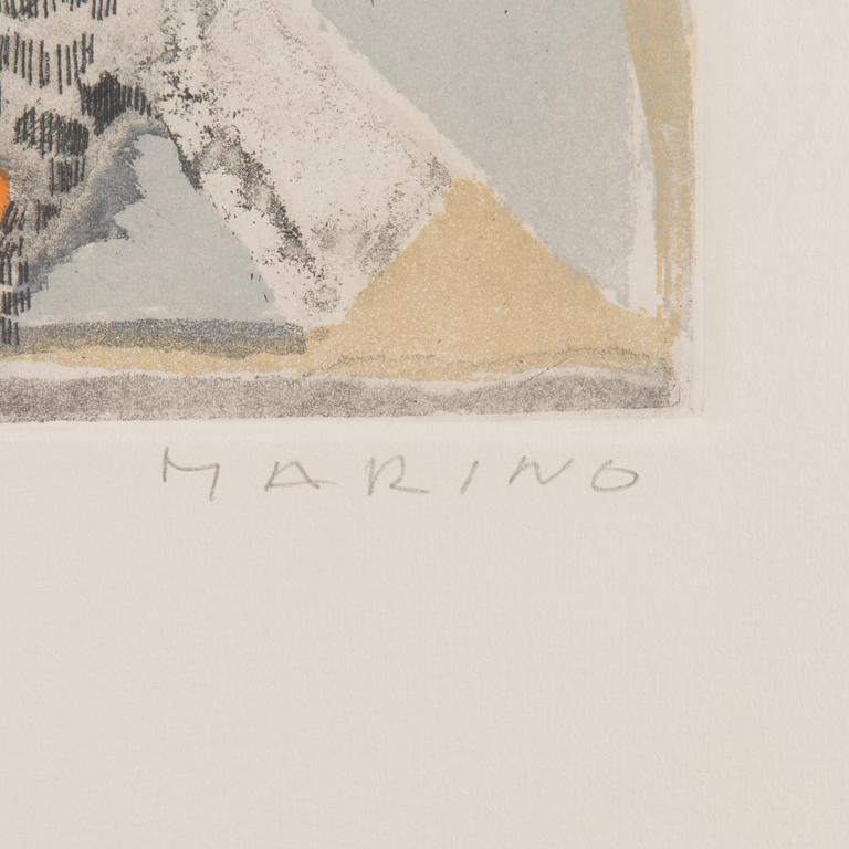 MARINO MARINI, färgetsning och akvatint, signerad och numrerad 23/75.
