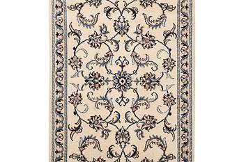 Gallerimatta, Nain, part silk, ca 293 x 80 cm.