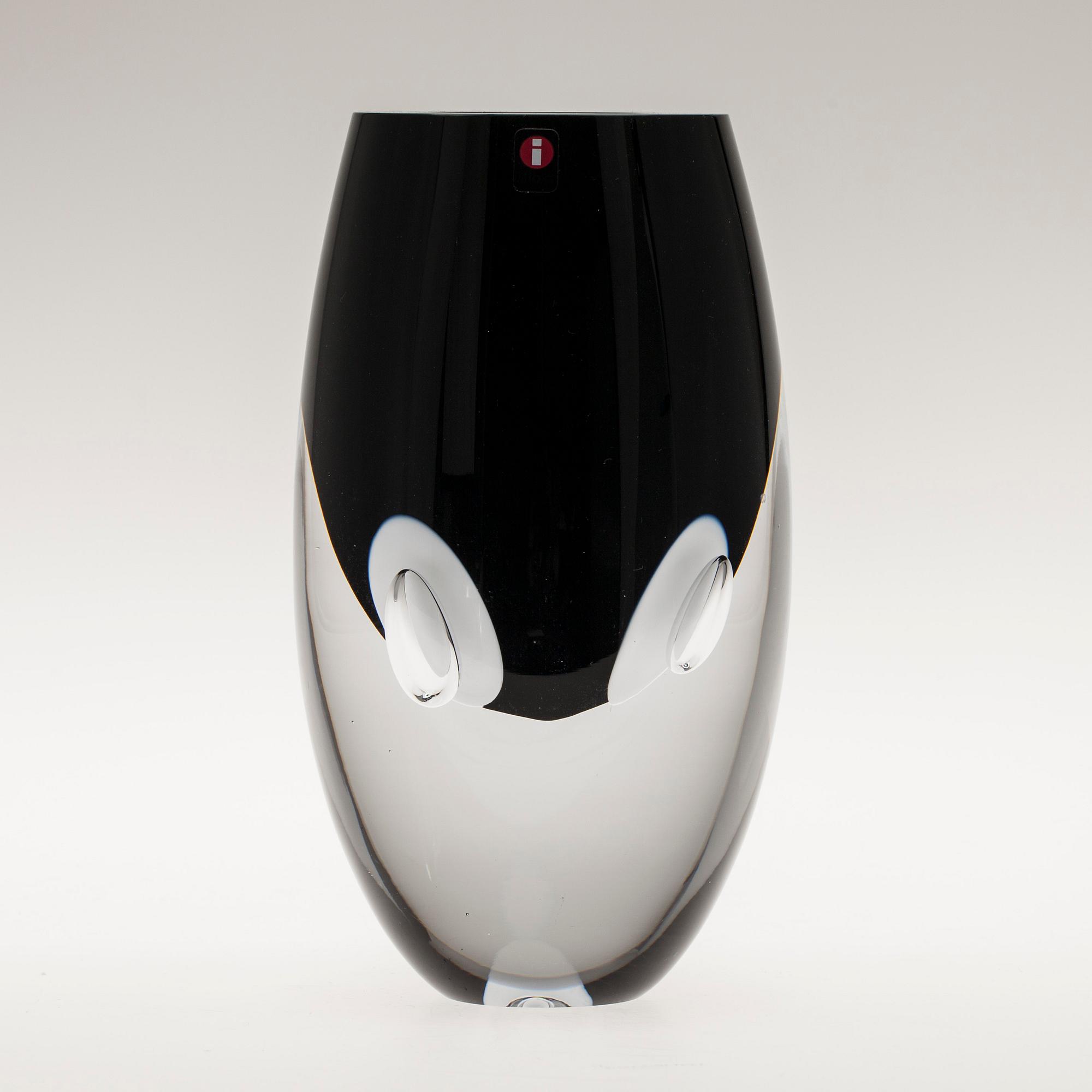 GLASSKULPTUR / VAS, "Claritas", signerad Timo Sarpaneva Iittala 2006.
