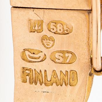 Björn Weckström, "Orchid psychedelic"A 14K gold bracelet . Lapponia 1971.
