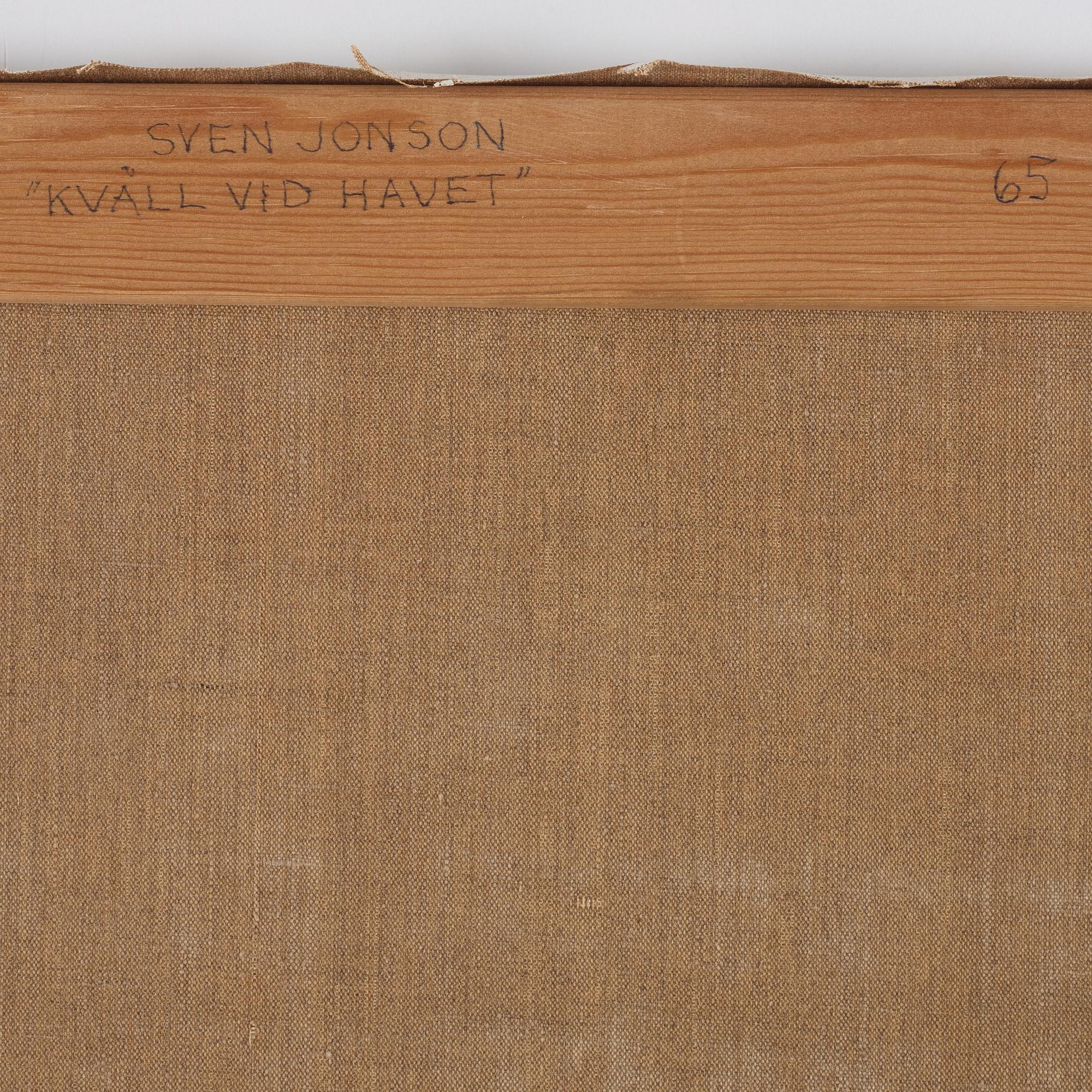 Sven Jonson, "Kväll vid havet".