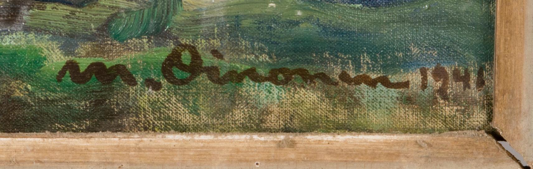 MIKKO OINONEN, oil on canvas, signed and dated 1941.