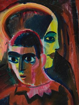 John Jon-And, "Figurer" (Agnes and Svante).