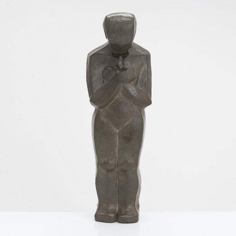 Allan Frilander, skulptur, brons, signerad och daterad -82.