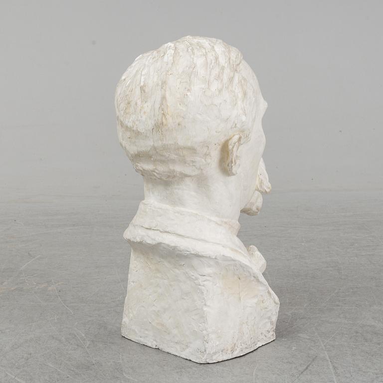 KNUT JERN, a signed plaster sculpture.