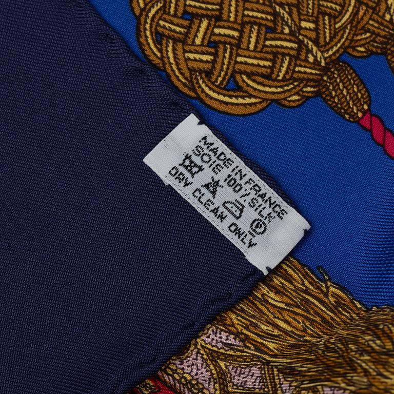 Hermès, scarf, "Poste et Cavalerie".