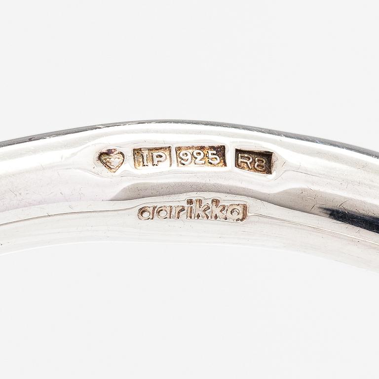 Kaija Aarikka, A sterling silver bracelet. Ilmari Puhakka, Joutsa for Aarikka 1994.