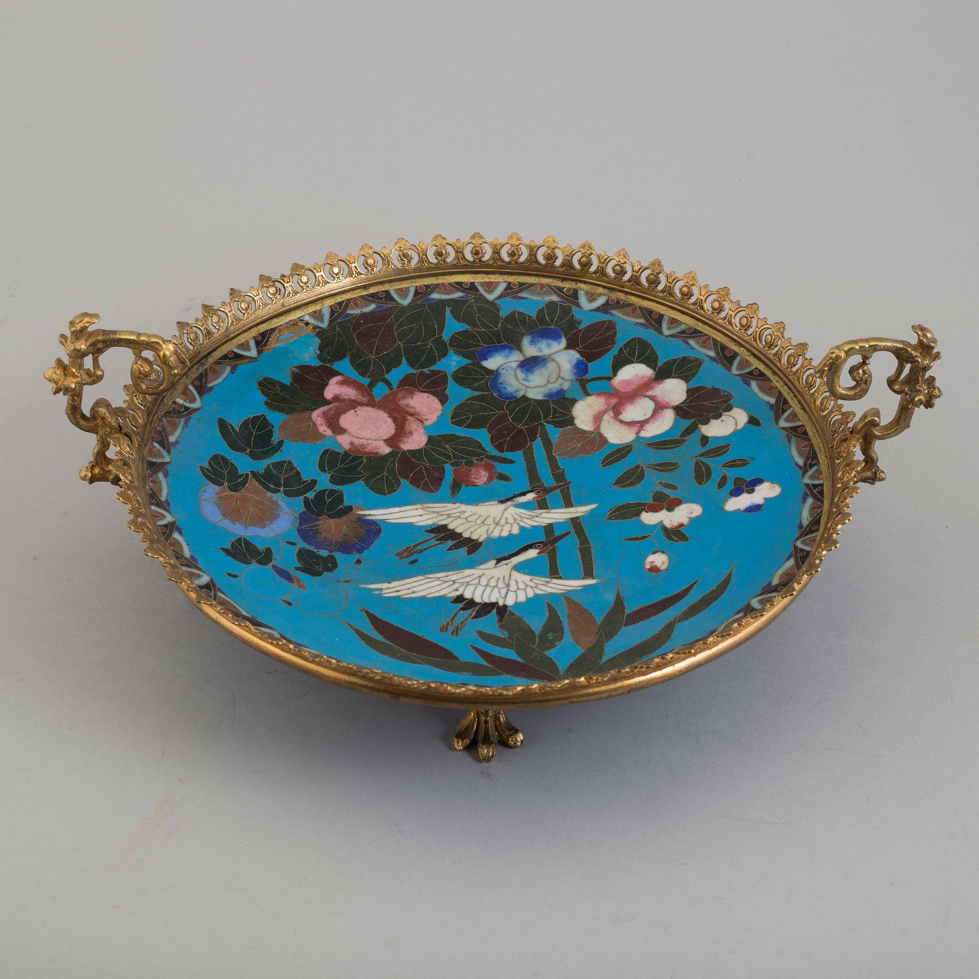FAT, cloisonné, Kina, 1900-talets första hälft.