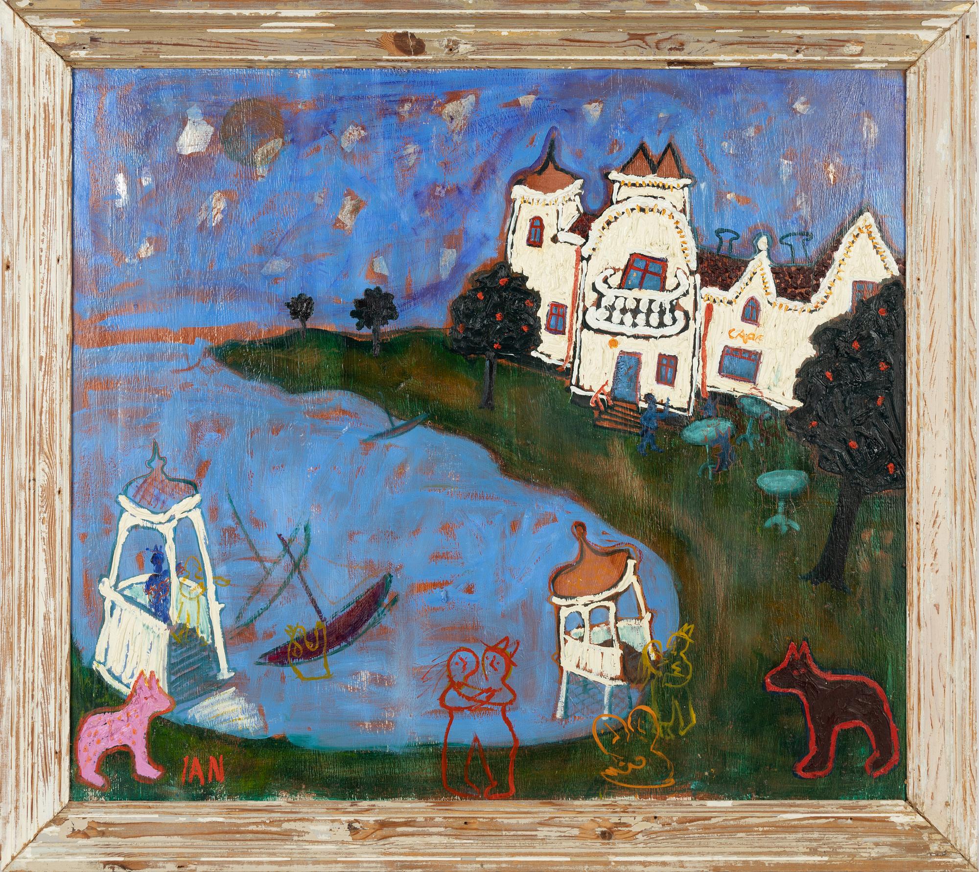 Ian Rusth, oil on board, signed and dated -96 verso.