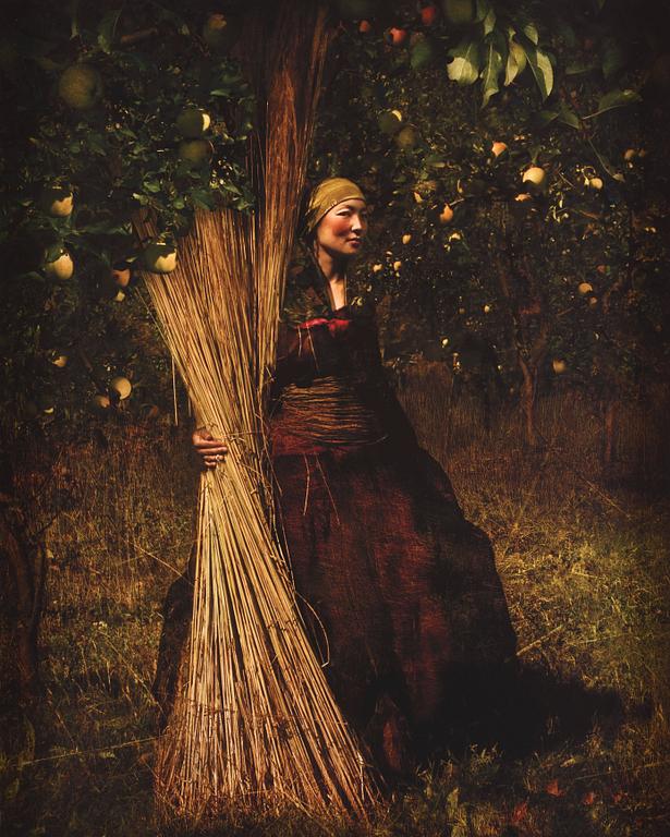 Cooper & Gorfer, 'Nazgul Holding Wheat in Green', 2010.