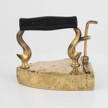 Iron, brass, 19th century.