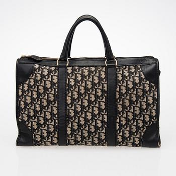 A Vintage Black Monogram Canvas Shopper.