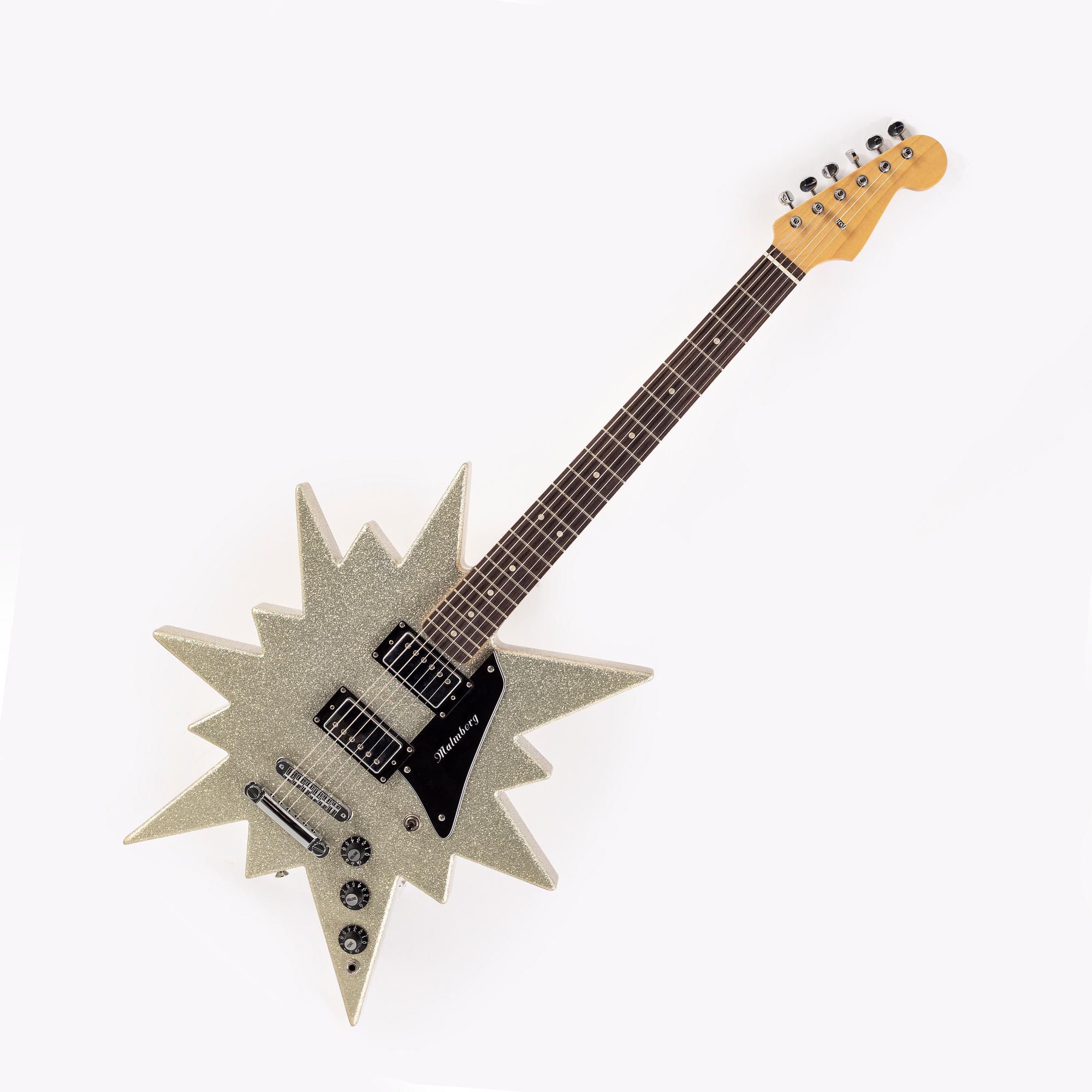 ELECTRIC GUITAR, Malmberg ABBA Star guitar Limited Edition, 2/50, 2014. Signed by Björn Ulvaeus and Göran Malmberg.