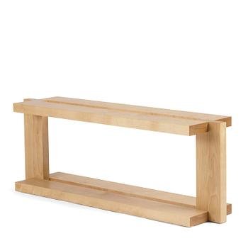 29. Nick Ross, an "Arrangement #16" coffe table/bench, executed in his studio, Stockholm, 2024.